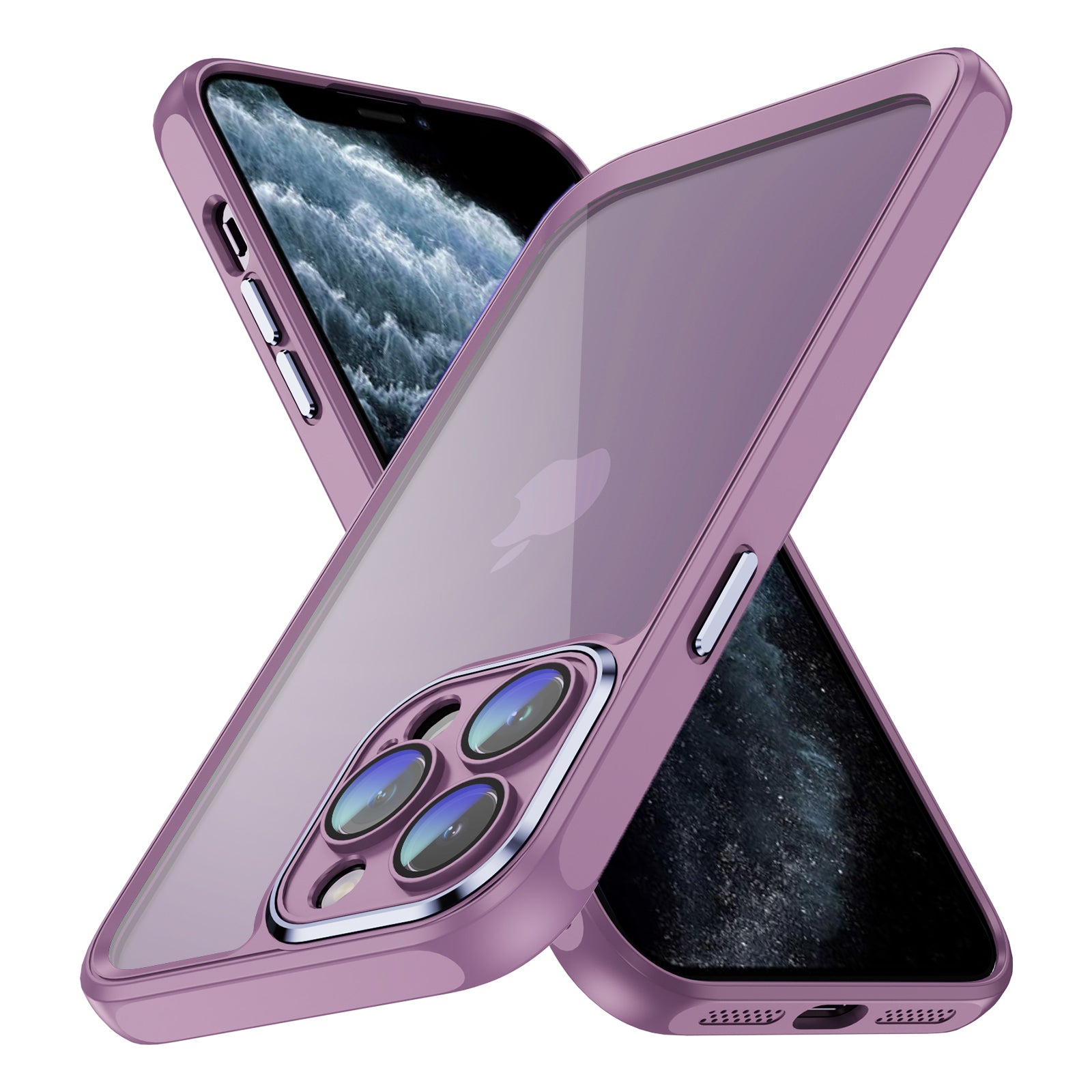 For iPhone 11 Pro Max Dual Layer Hard Acrylic+TPU Case Clear Back Phone Cover For iPhone 11 Pro Max Dual Layer Hard Acrylic+TPU Case Clear Back Phone Cover